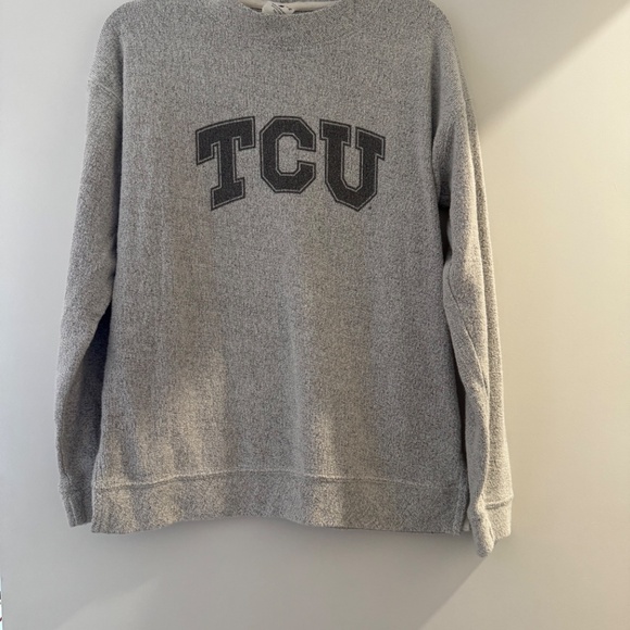 TCU Mockneck Sweater Size Small - Picture 2 of 4